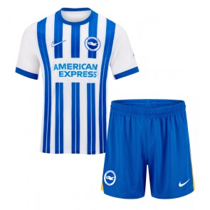 Billiga Brighton Danny Welbeck #18 Hemmatröja Barn 2024-25 Kortärmad (+ Korta byxor)